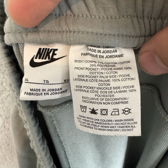 Nike Pants Mens XL Grey Sportswear Jogger Sweatpants Casual Lounge - Picture 9 of 10